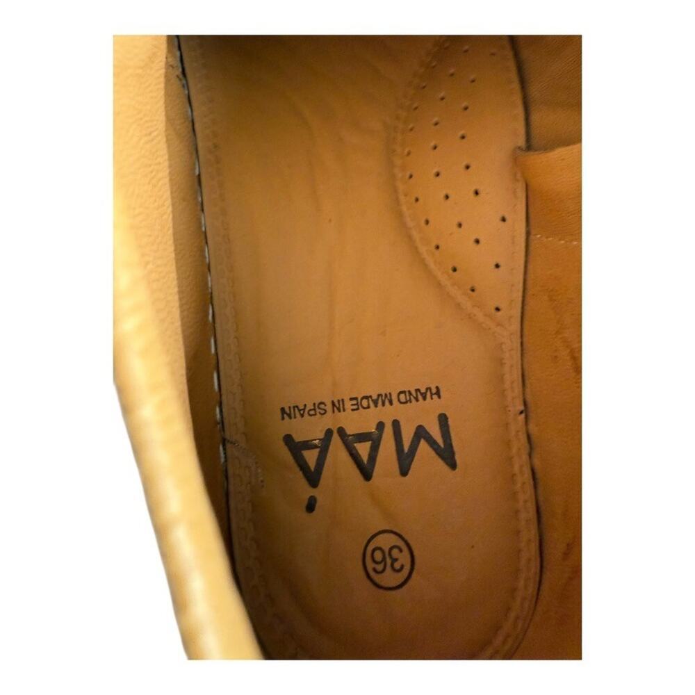 MAÁ Kids Suede Moccasin Sneakers Fringe Beaded Leather Shoes Size 36 / US 4–4.5 - Picture 12 of 14